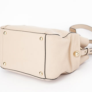 Chloé Beige Calfskin 2-Way Tote Bag