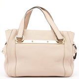 Chloé Beige Calfskin 2-Way Tote Bag