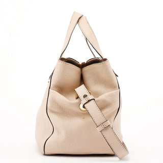 Chloé Beige Calfskin 2-Way Tote Bag