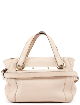 Chloé Beige Calfskin 2-Way Tote Bag
