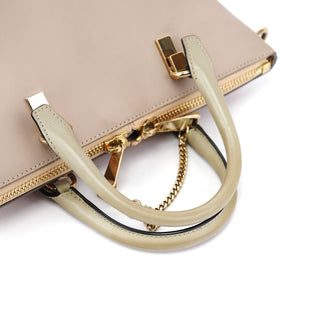 Chloé Beige Calfskin 2-Way Tote Bag