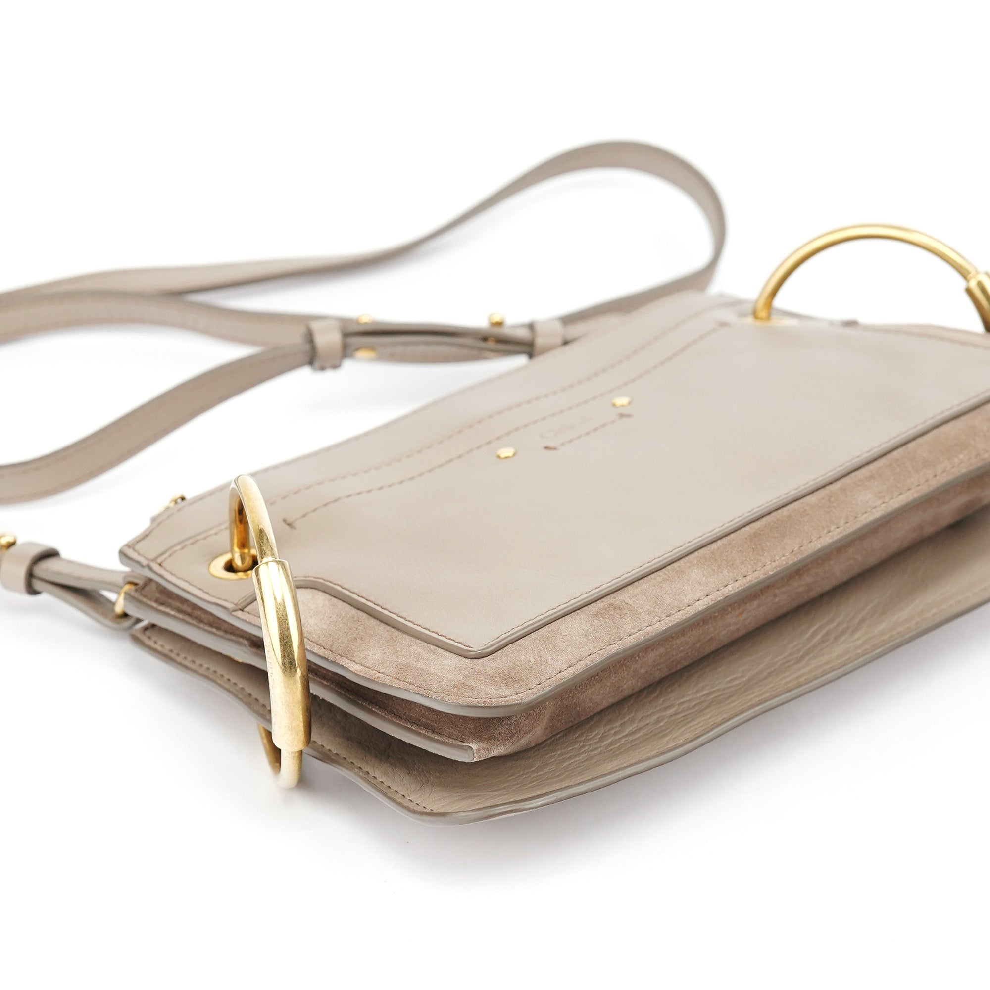 Chloé Beige Calfskin Crossbody Bag