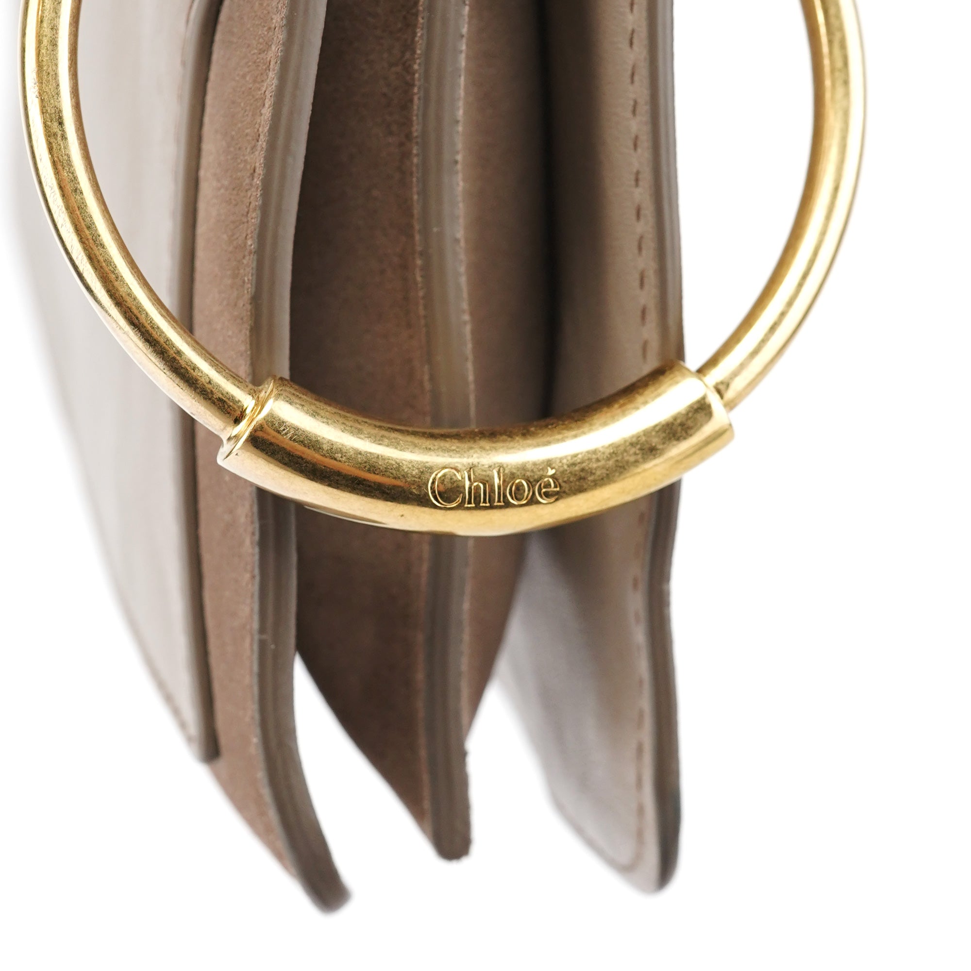 Chloé Beige Calfskin Crossbody Bag