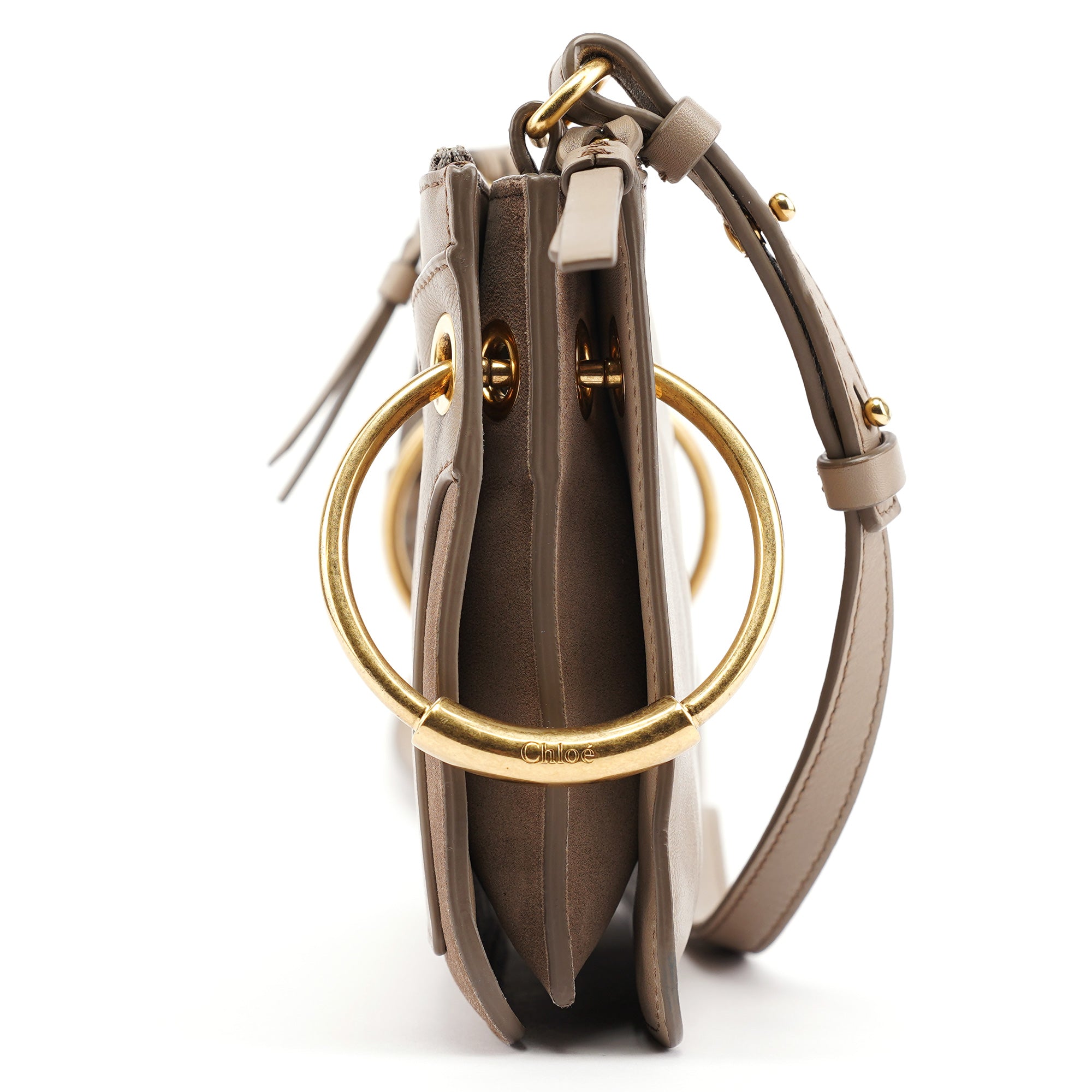Chloé Beige Calfskin Crossbody Bag