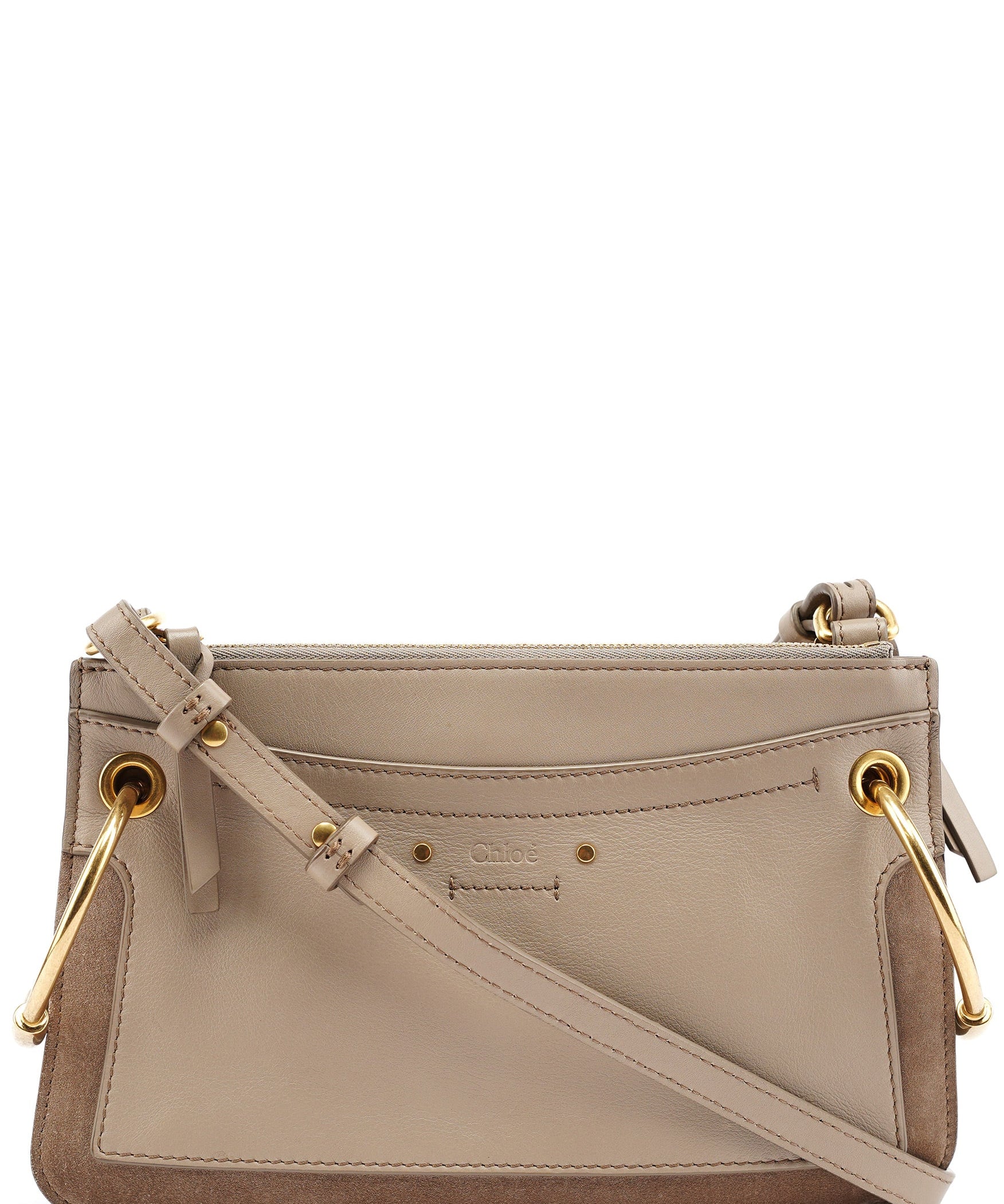 Chloé Beige Calfskin Crossbody Bag