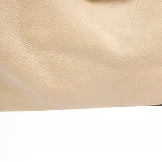 Chloe Beige Calfskin Leather Turnlock Bag