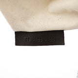 Chloé Logo Schultertasche mit Überschlag aus beigem Canvas