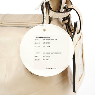 Chloe Beige Embossed Leather Camera Bag