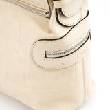 Chloe Beige Embossed Leather Camera Bag