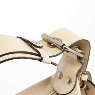 Chloe Beige Embossed Leather Camera Bag