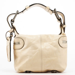 Chloe Beige Embossed Leather Camera Bag