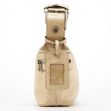 Chloe Beige Embossed Leather Camera Bag