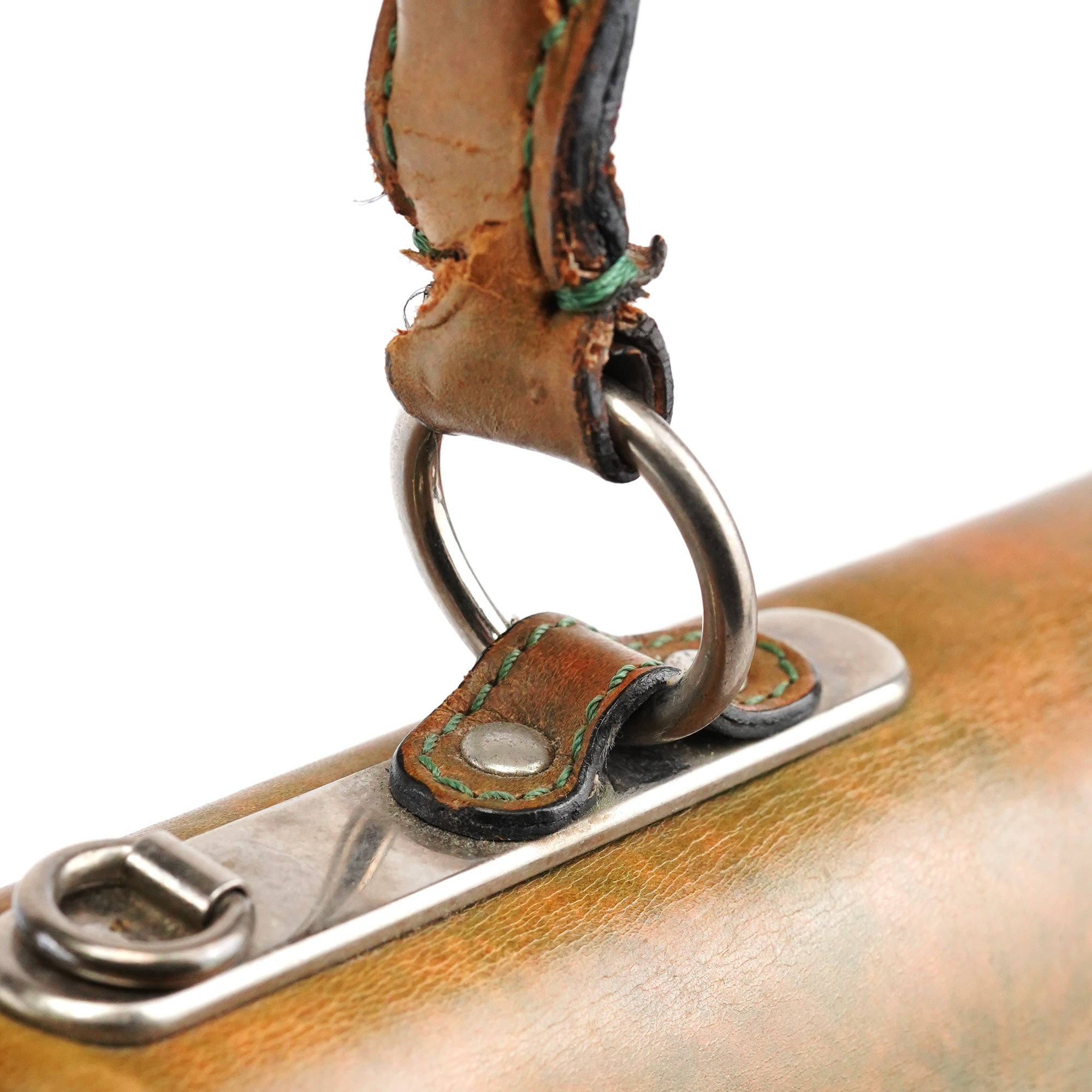 Chloé Borsa a mano Turnlock beige e verde