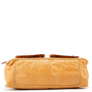 Chloé Beige Lambskin Bay Tote Bag