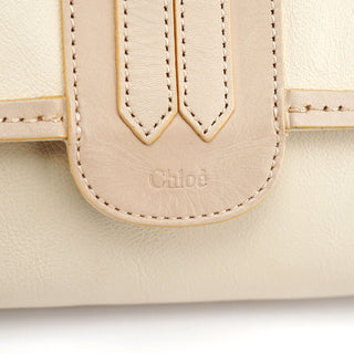 Chloé Beige Lambskin Hobo Shoulder Bag