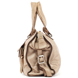 Chloé Beige Lambskin Leather Tote Bag