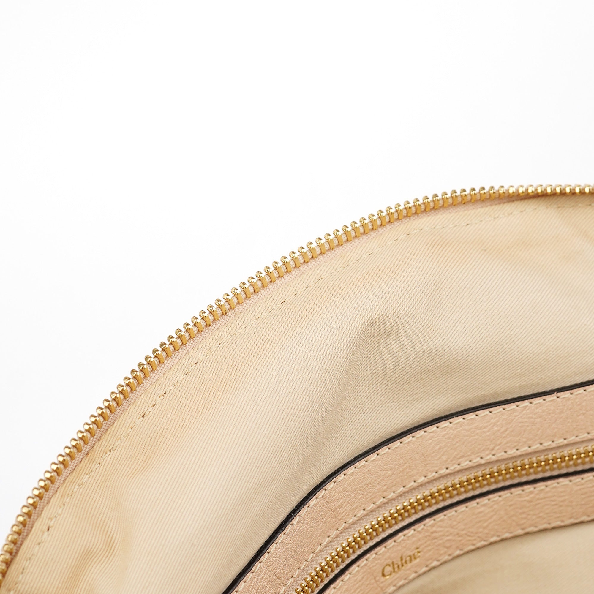 Chloé Beige Lambskin Leather Tote Bag