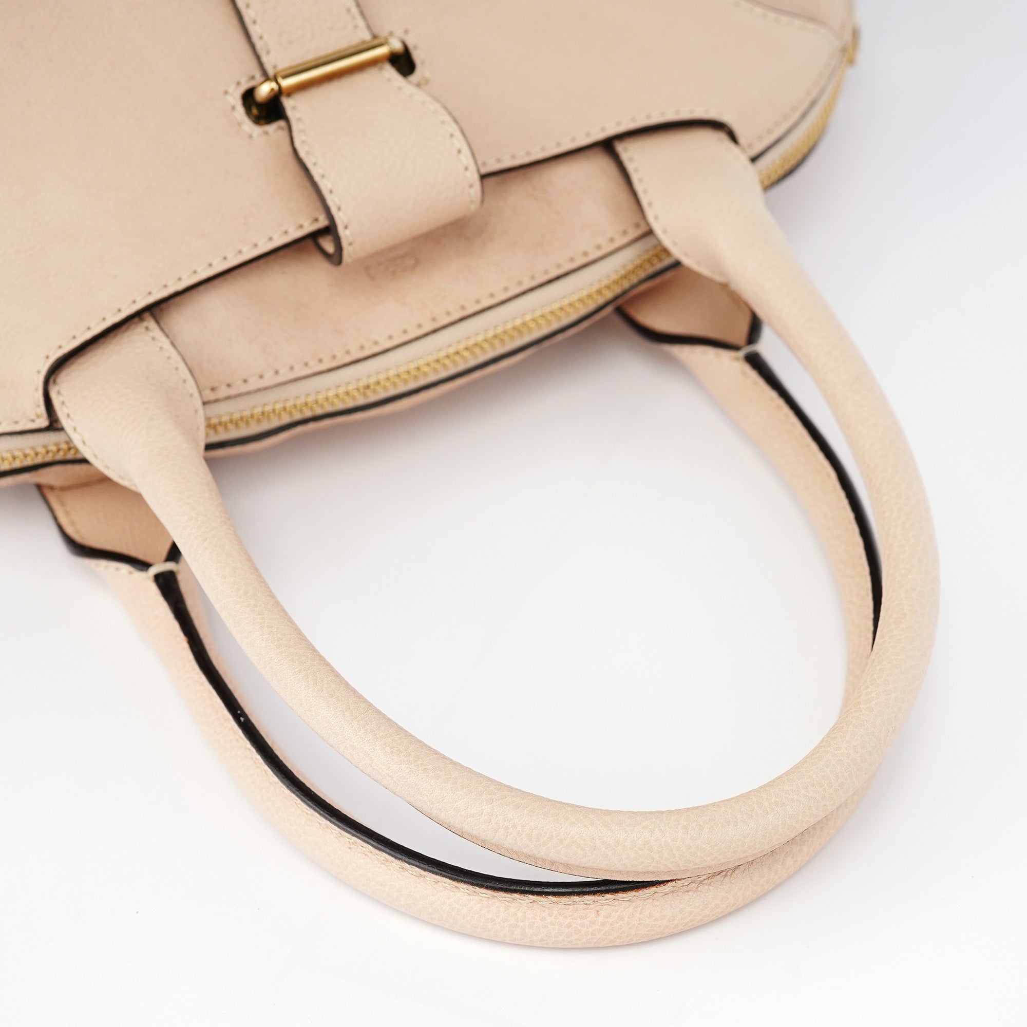 Chloé Beige Lambskin Leather Tote Bag