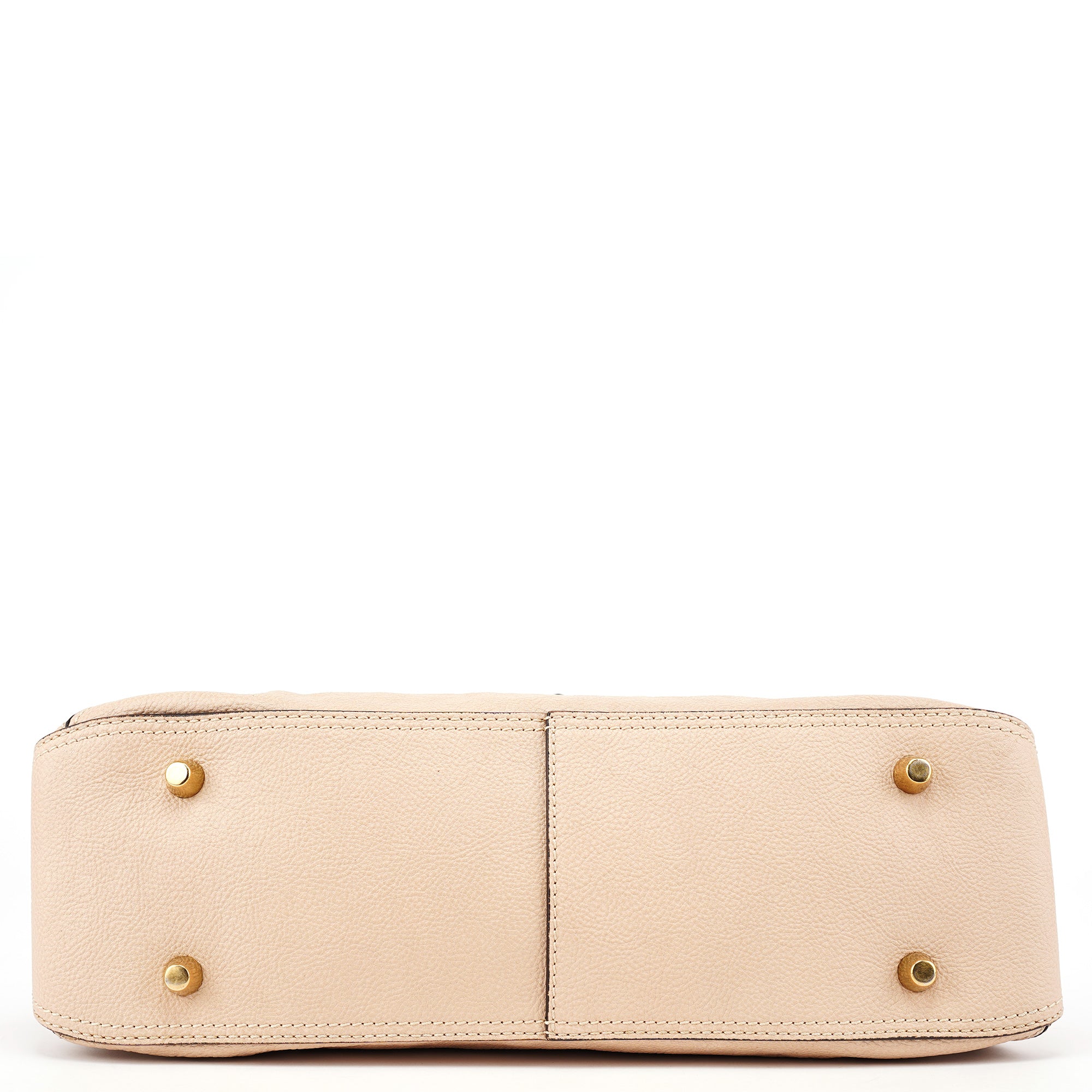 Chloé Beige Lambskin Leather Tote Bag