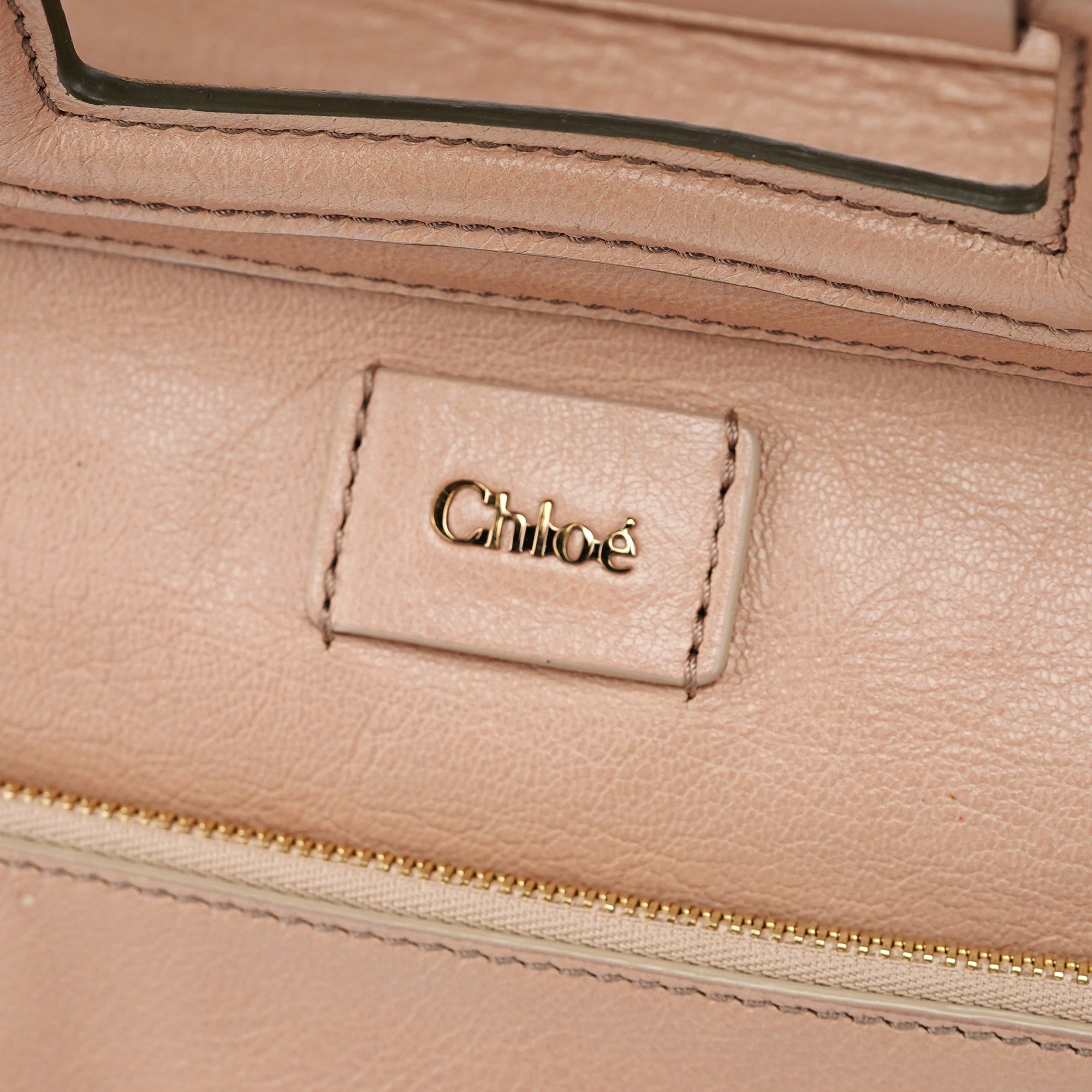 Chloé Beige Lambskin Tote Bag