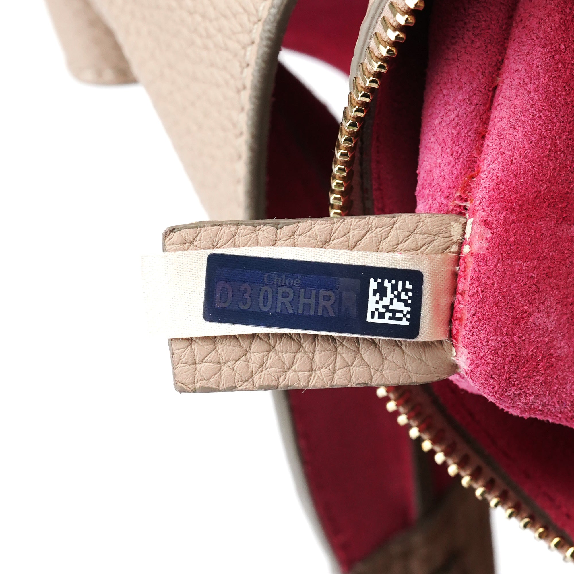 Chloé 2-Way Tasche aus Leder in Beige