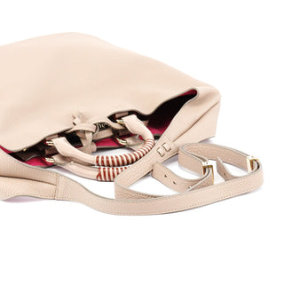 Chloe Beige Leather 2-Way Bag