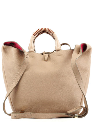 Chloe Beige Leather 2-Way Bag