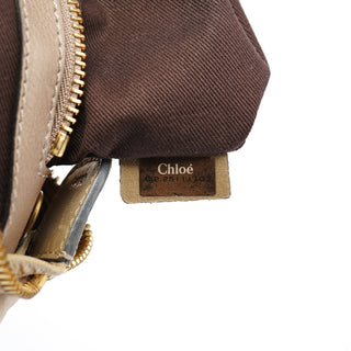 Chloe Beige Leather Bay 2-Way Tote Bag