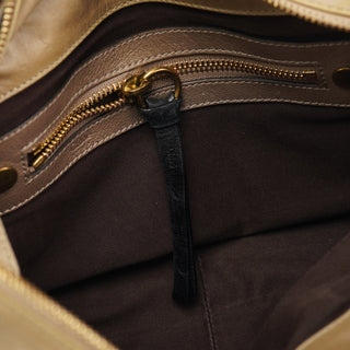 Chloe Beige Leather Bay 2-Way Tote Bag