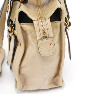 Chloe Beige Leather Bay 2-Way Tote Bag