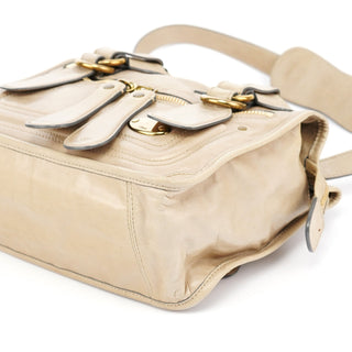 Chloe Beige Leather Bay 2-Way Tote Bag