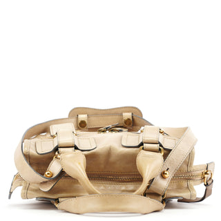 Chloe Beige Leather Bay 2-Way Tote Bag
