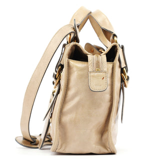 Chloe Beige Leather Bay 2-Way Tote Bag