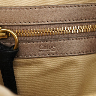 Chloe Beige Leather Bay Tote Bag