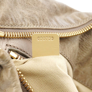 Chloe Beige Leather Bay Tote Bag