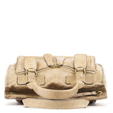 Chloe Beige Leather Bay Tote Bag