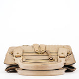 Chloé Bay Tote Bag aus Leder in Beige