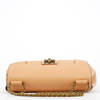 Chloe Beige Leather Chain Shoulder Bag