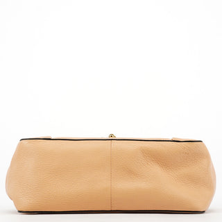 Chloe Beige Leather Chain Shoulder Bag