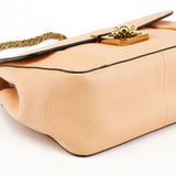 Chloe Beige Leather Chain Shoulder Bag