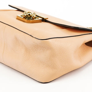 Chloe Beige Leather Chain Shoulder Bag