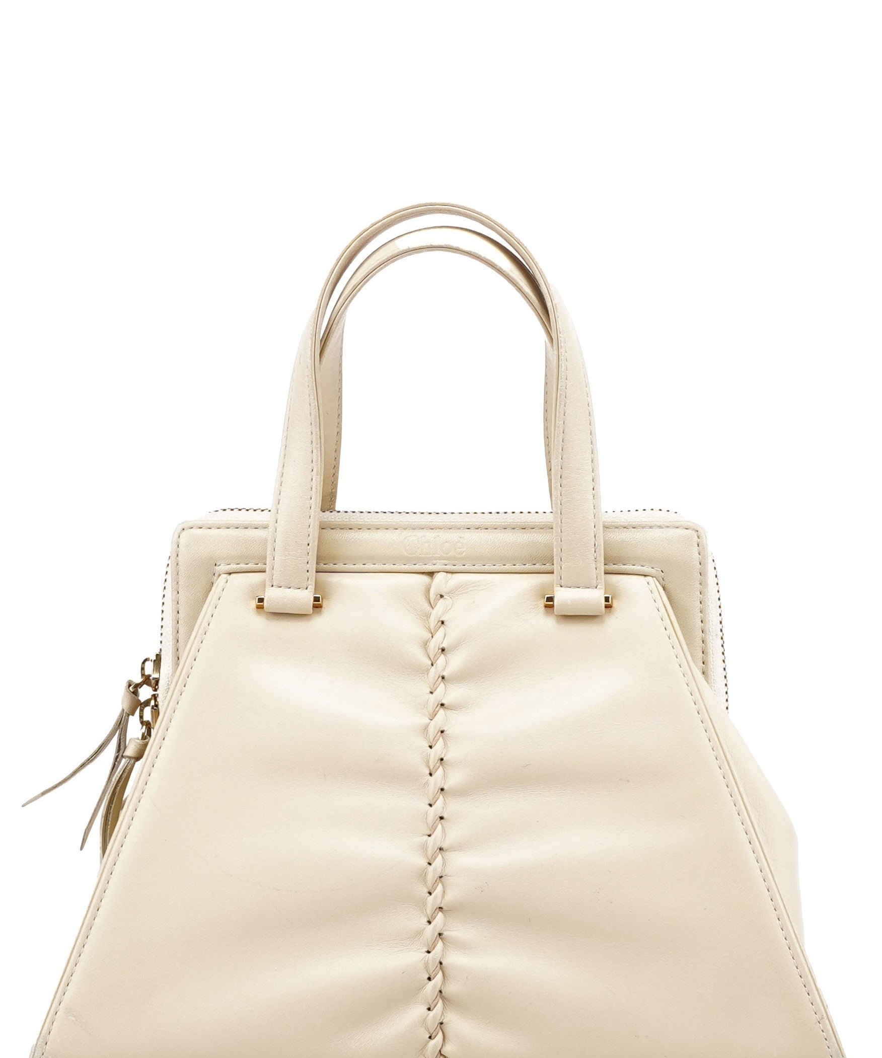 Chloé Beige Leather Handbag
