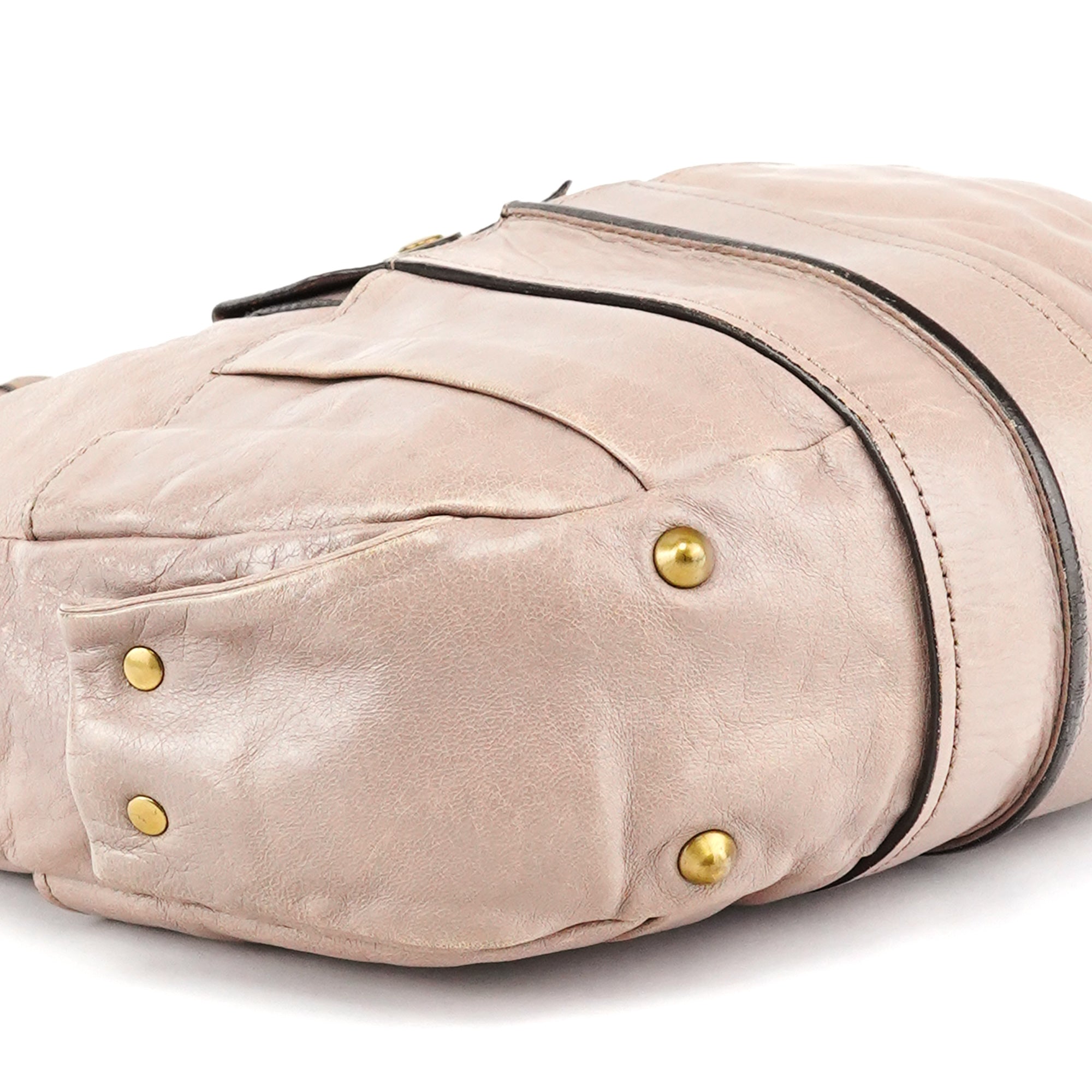 Chloe Beige Leather Heloise 2-Way Bag