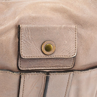 Chloe Beige Leather Heloise 2-Way Bag