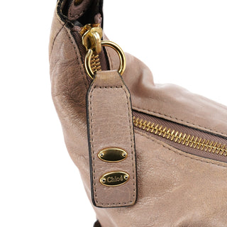 Chloe Beige Leather Heloise 2-Way Bag