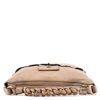 Chloe Beige Leather Heloise 2-Way Bag