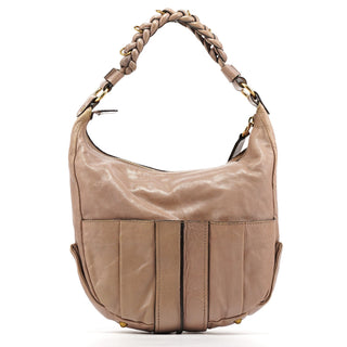 Chloe Beige Leather Heloise 2-Way Bag