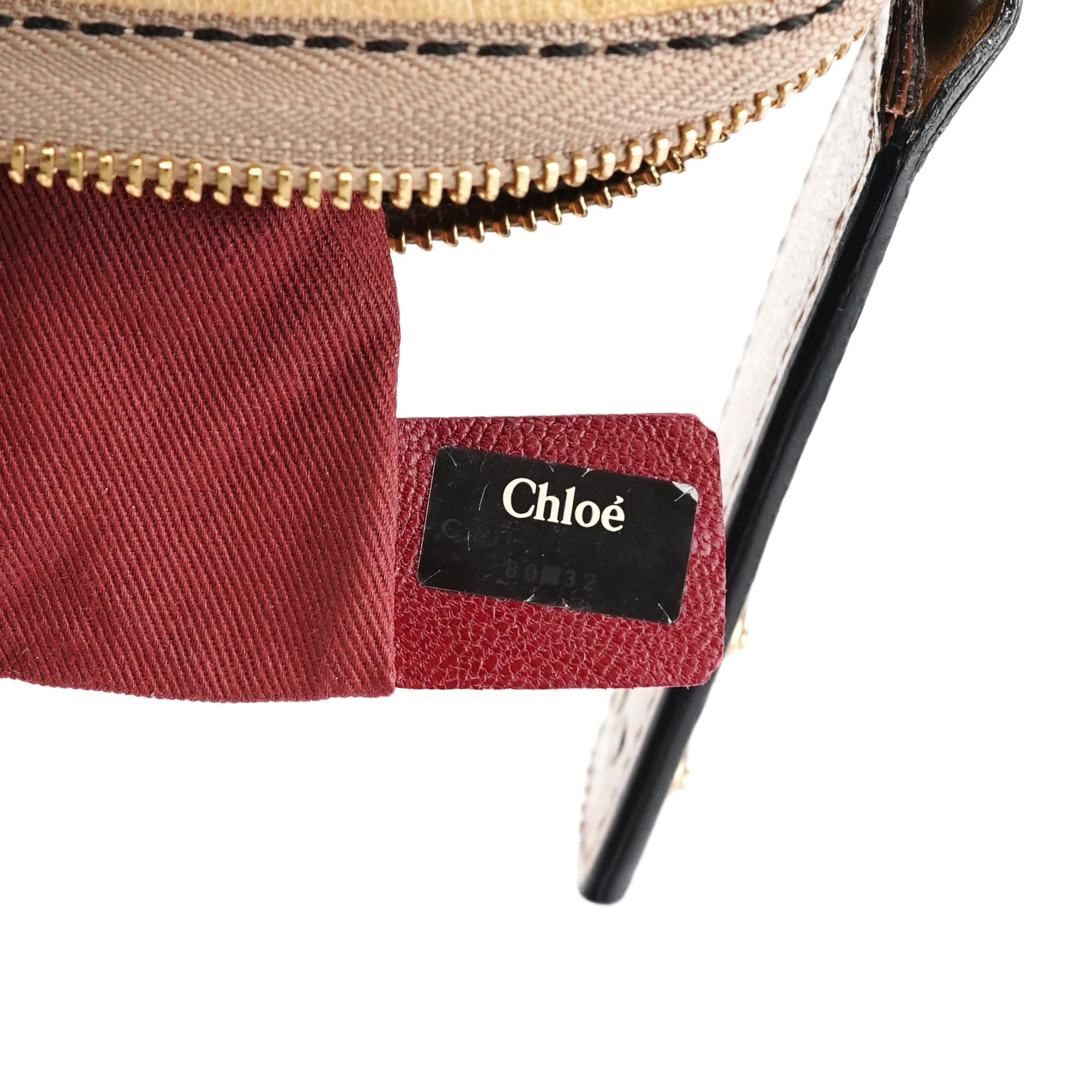 Chloé Sac cabas Heloise en cuir beige