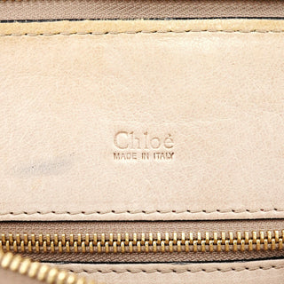 Chloe Beige Leather Heloise Tote Bag