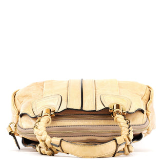 Chloe Beige Leather Heloise Tote Bag